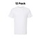 12 Pack : M&O Men’s Gold Soft Touch Classic Fit Durable Everyday Premium Jersey Crewneck Tee